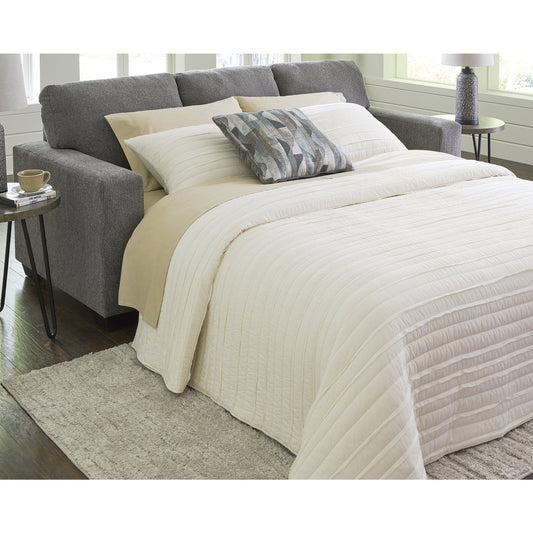 Signature Design by Ashley Deltona Graphite Queen Sofa Sleeper - 85W x 38D x 37H