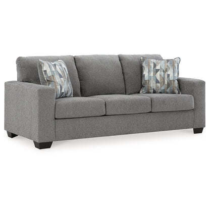 Signature Design by Ashley Deltona Graphite Queen Sofa Sleeper - 85W x 38D x 37H