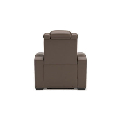 Signature Design by Ashley High Impact Brown Power Recliner