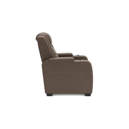 Signature Design by Ashley High Impact Brown Power Recliner