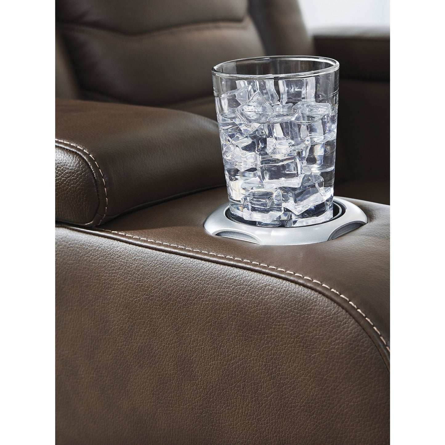Signature Design by Ashley High Impact Brown Power Recliner