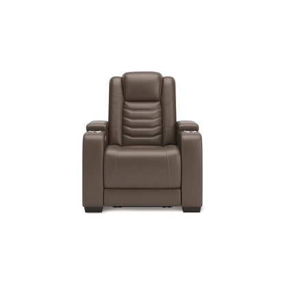 Signature Design by Ashley High Impact Brown Power Recliner