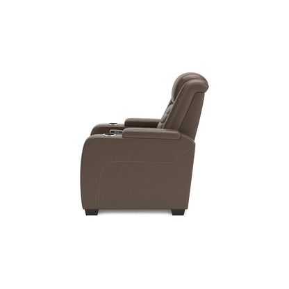 Signature Design by Ashley High Impact Brown Power Recliner
