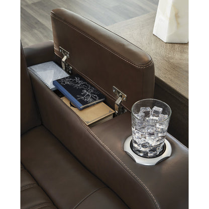 Signature Design by Ashley High Impact Brown Power Recliner