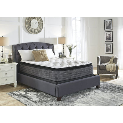 Signature Design by Ashley Limited Edition Pillowtop Black/White 2-Piece Queen Mattress Package