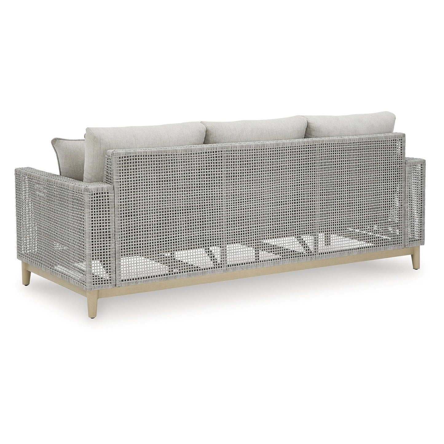 Signature Design by Ashley Seton Creek Gray Outdoor Sofa with Cushion - 82.63 W x 36.25 D x 35.88 H