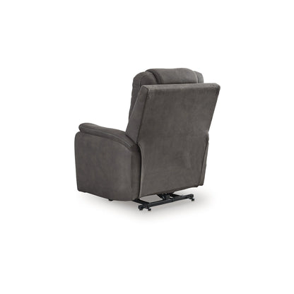Signature Design by Ashley Snowfield Dark Gray Power Lift Recliner