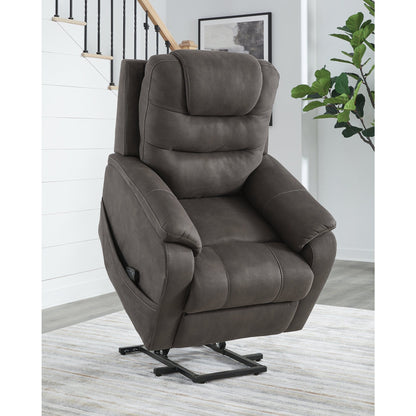 Signature Design by Ashley Snowfield Dark Gray Power Lift Recliner