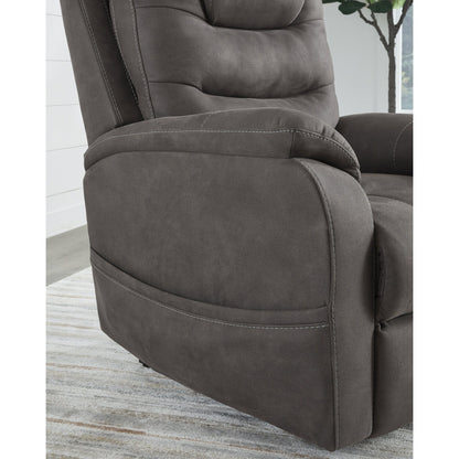Signature Design by Ashley Snowfield Dark Gray Power Lift Recliner