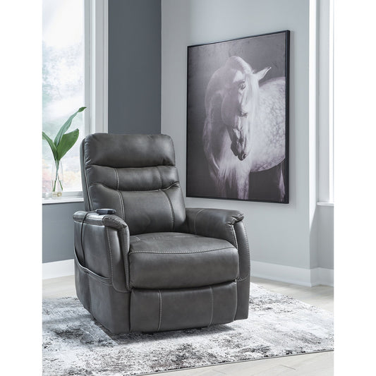 Signature Design by Ashley Strawbill Power Lift Recliner