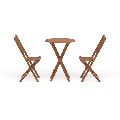 Silverton Acacia Hardwood Outdoor Bistro Set by Havenside Home