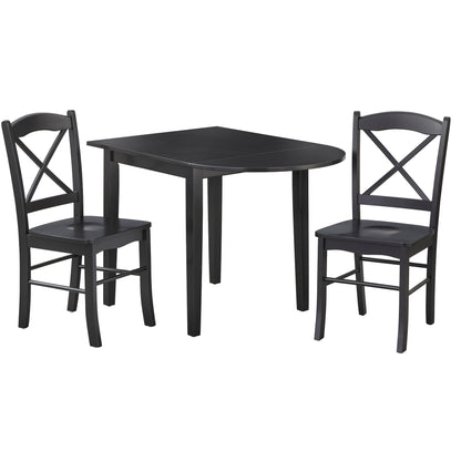 Simple Living Country Cottage Drop Leaf 3-piece Dining Set
