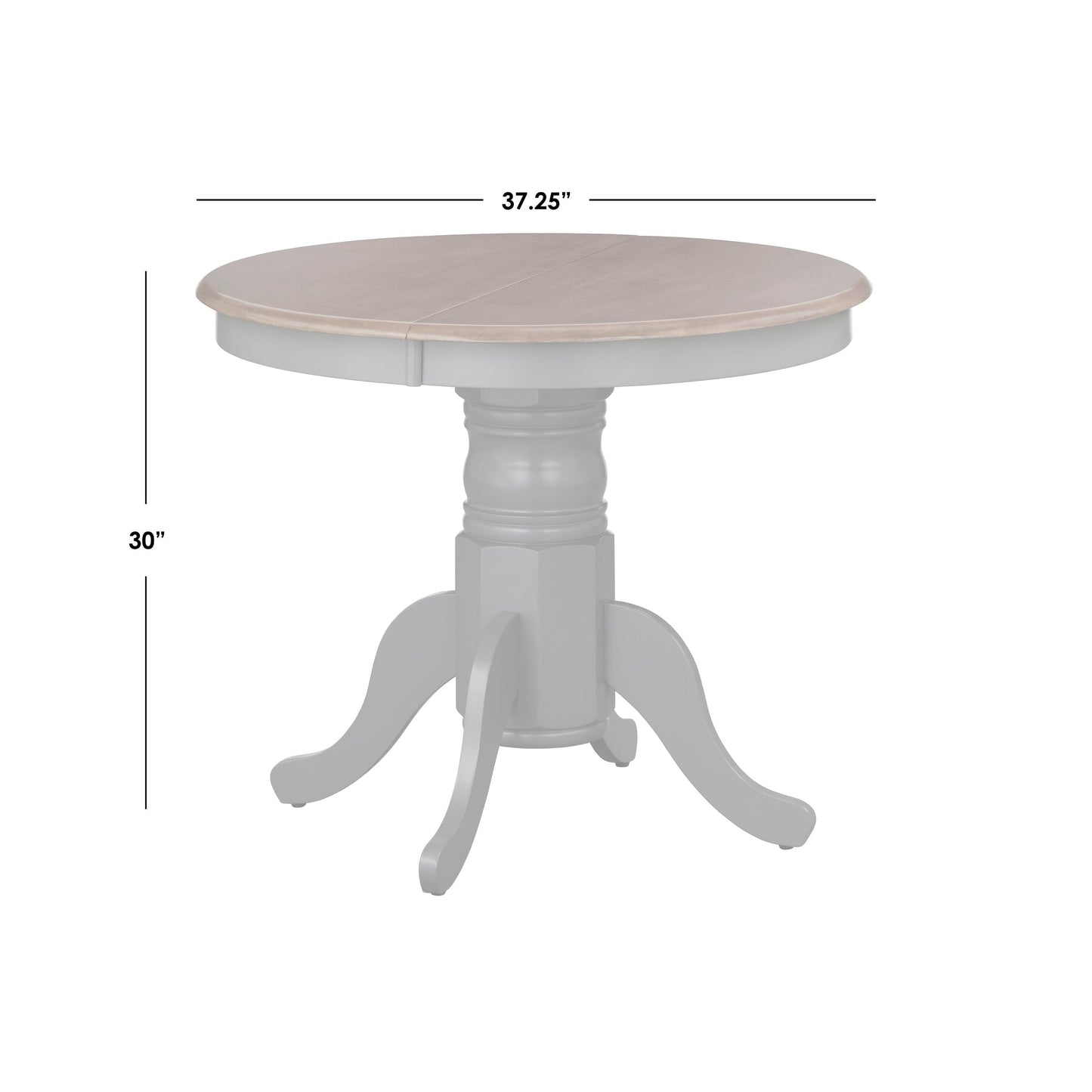 Simple Living Carolina 5-piece Farmhouse Solid Wood Dining Set with Leaf