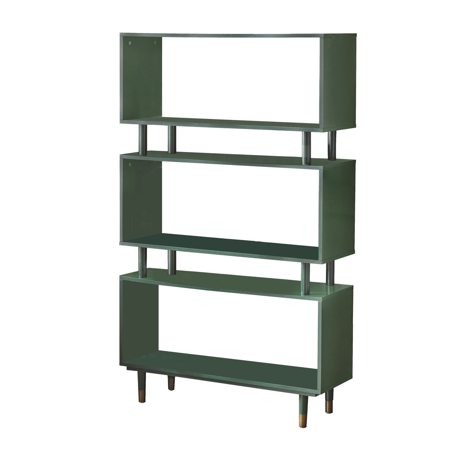 Simple Living Margo Mid-Century Modern 3-tier Bookshelf - 59.5h x 36w x 11.8d
