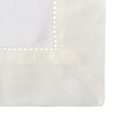 Simplicity Hemstitch 100% Cotton Rod Pocket Tailored Panel Pair with Tiebacks or Tailored Valance