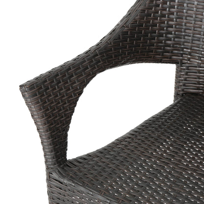 Sinclair Outdoor 7-piece Wicker Dining Set by Christopher Knight Home