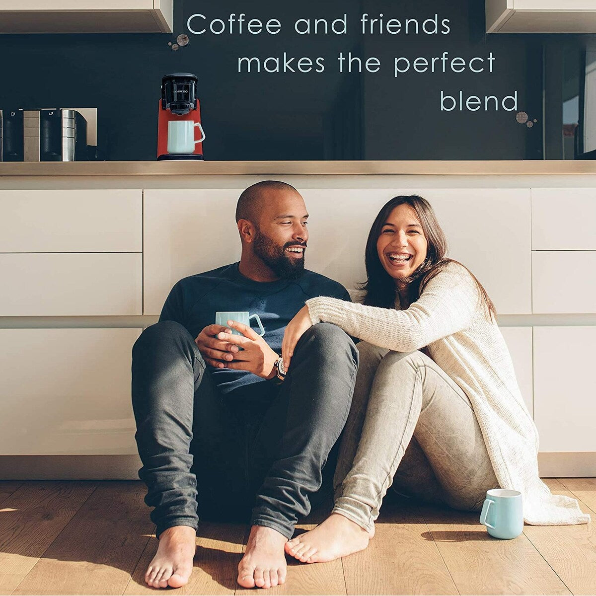 Single Cup Coffee Maker, Personal Single Serve Coffee Machine, Compatible with KCup,One Touch Function Grey Coffee Maker