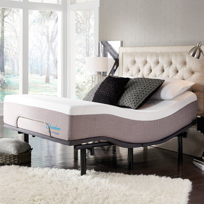 Slumber Solutions 14-inch Gel Mattress Adjustable Set