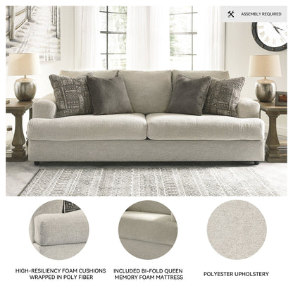 Soletren Queen Sofa Sleeper - Stone