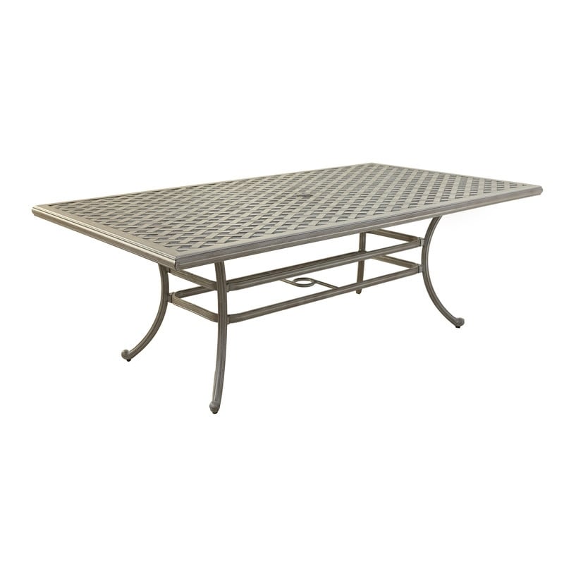 South Ponto 7-piece Aluminum Dining Set with Cushioned Swivel Chairs by Havenside Home