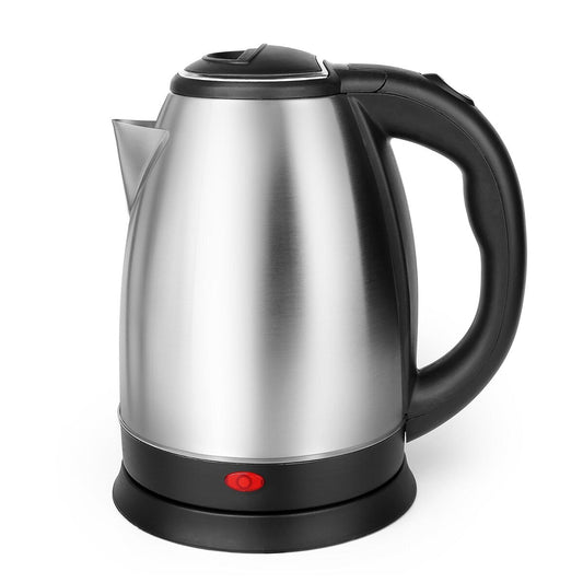 Stainless Steel Electric Tea Kettle, 1.7L Automatic Shut Off, 1000W, Silver (Black)