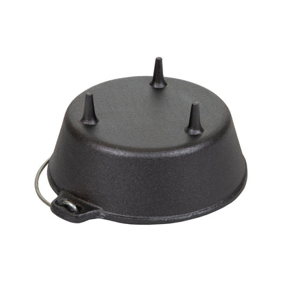 Stansport 2 QT Pre-Seasoned Cast Iron Dutch Oven with Legs - 8 L x 8 W x 5.5 H