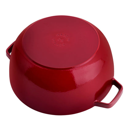 Staub Cast Iron Essential French Oven, Dutch Oven, 5-quart, serves 5-6, Made in France - 5-qt