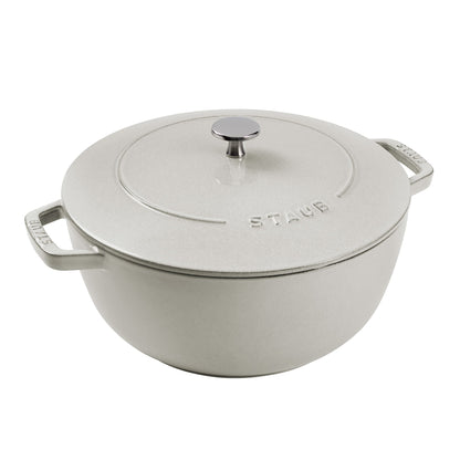 Staub Cast Iron Essential French Oven, Dutch Oven, 5-quart, serves 5-6, Made in France - 5-qt