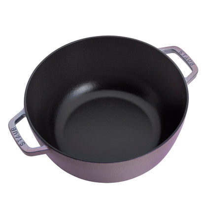 Staub Cast Iron Essential French Oven, Dutch Oven, 5-quart, serves 5-6, Made in France - 5-qt