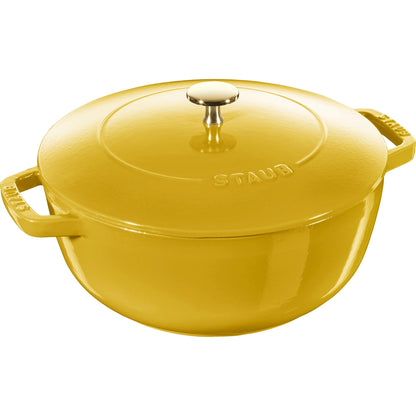 Staub Cast Iron Essential French Oven, Dutch Oven, 5-quart, serves 5-6, Made in France - 5-qt