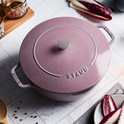 Staub Cast Iron Essential French Oven, Dutch Oven, 5-quart, serves 5-6, Made in France - 5-qt
