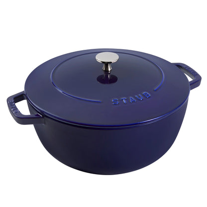 Staub Cast Iron Essential French Oven, Dutch Oven, 5-quart, serves 5-6, Made in France - 5-qt