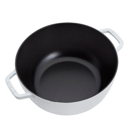 Staub Cast Iron Essential French Oven, Dutch Oven, 5-quart, serves 5-6, Made in France - 5-qt