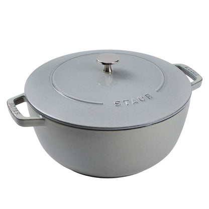 Staub Cast Iron Essential French Oven, Dutch Oven, 5-quart, serves 5-6, Made in France - 5-qt