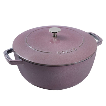 Staub Cast Iron Essential French Oven, Dutch Oven, 5-quart, serves 5-6, Made in France - 5-qt