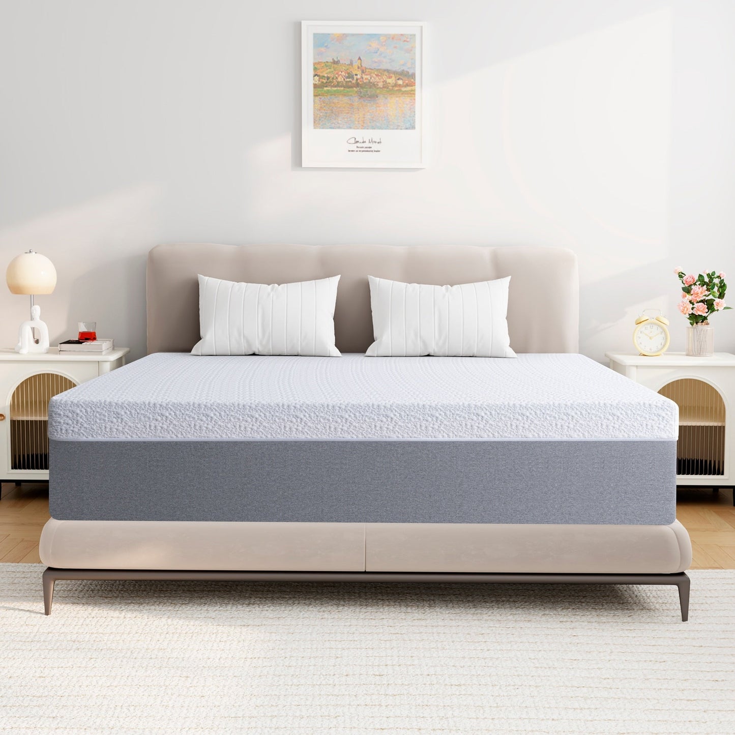 Stiku 12 inch Cooling Memory Foam Mattress for Good Sleep,Mattress in a box