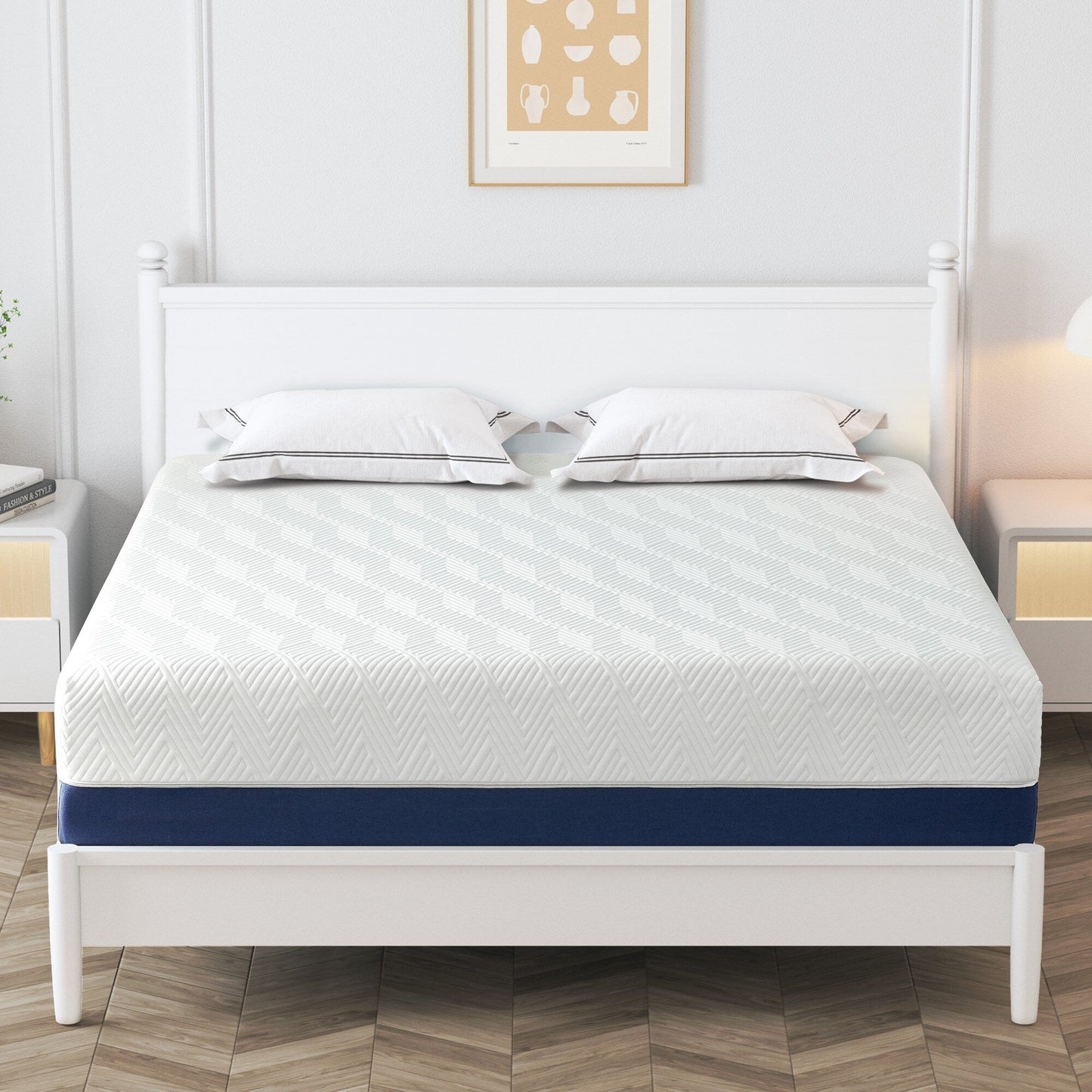 Stiku 12 inch Cooling Memory Foam Mattress for Good Sleep,Mattress in a box