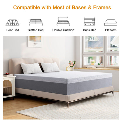Stiku 12 inch Cooling Memory Foam Mattress for Good Sleep,Mattress in a box
