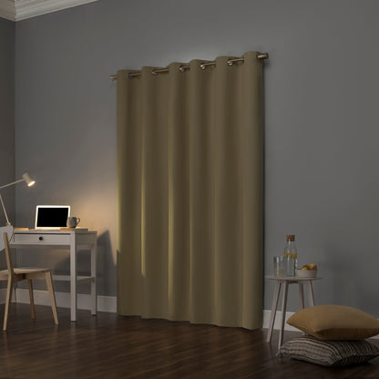 Sun Zero Cyrus Thermal Total Blackout Grommet Curtain Panel, Single Panel