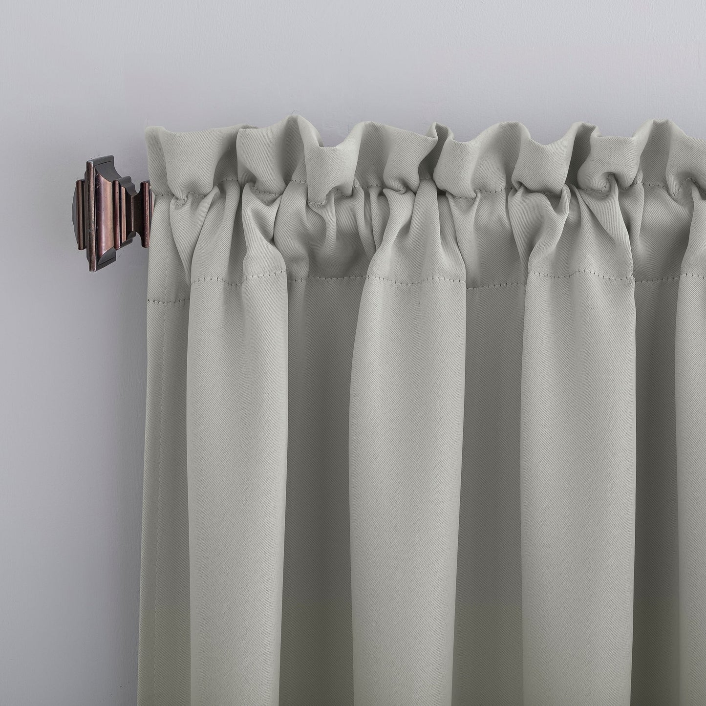 Sun Zero Hayden Energy Saving Blackout Rod Pocket 1-Piece Curtain Panel, Single Panel