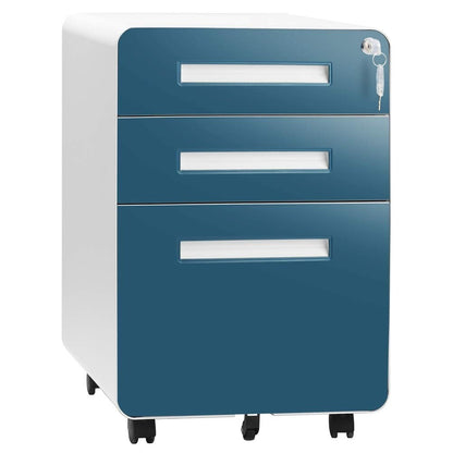 3 Drawer Mobile/Vertical File Cabinet for Home Office