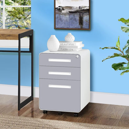 3 Drawer Mobile/Vertical File Cabinet for Home Office