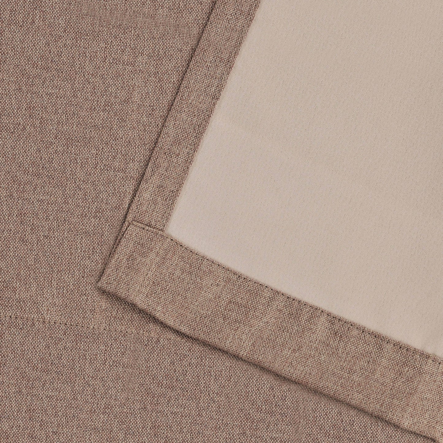 Superior Linen Washable Room Darkening Curtains, Set of 2 Panels