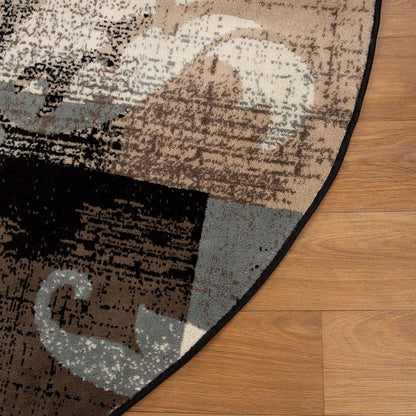 Superior Pastiche Contemporary Floral Patchwork Indoor Runner or Area Rug