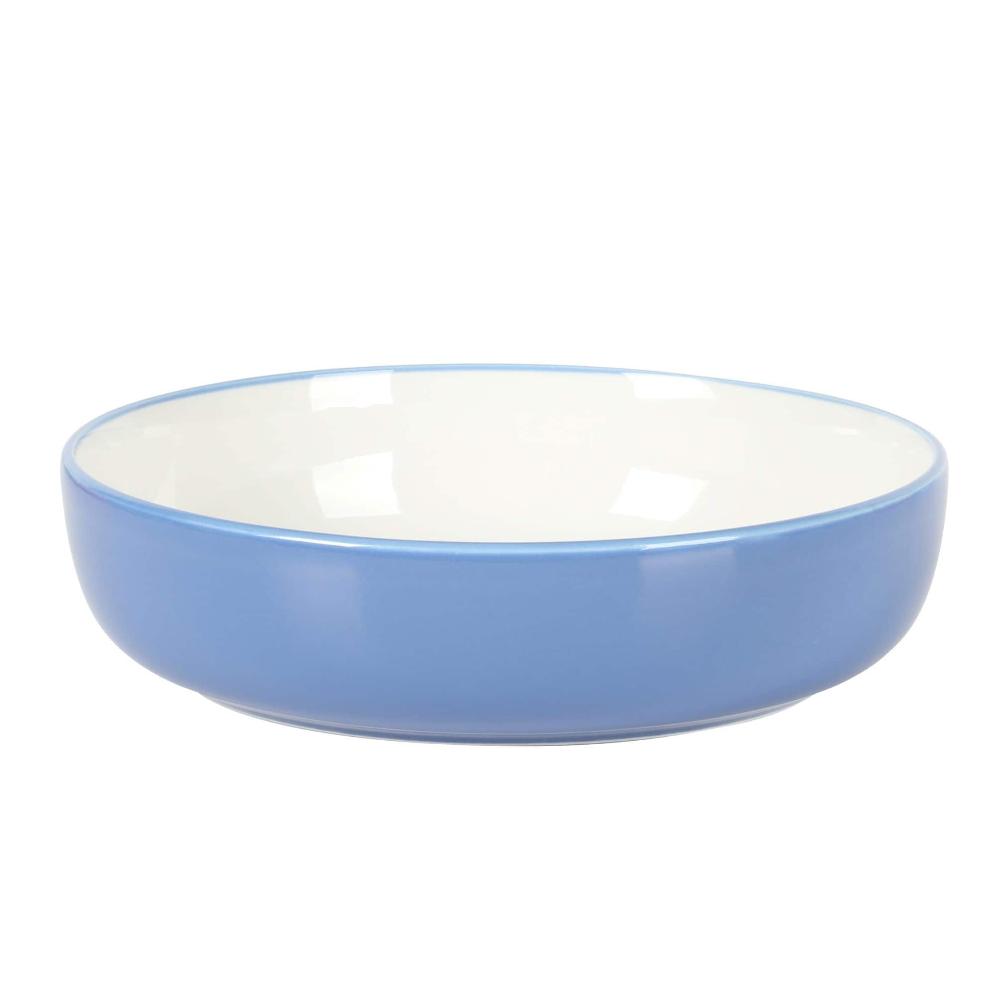 Sur La Table Kitchen Essentials 16-Piece Two-Tone Porcelain Dinnerware Set