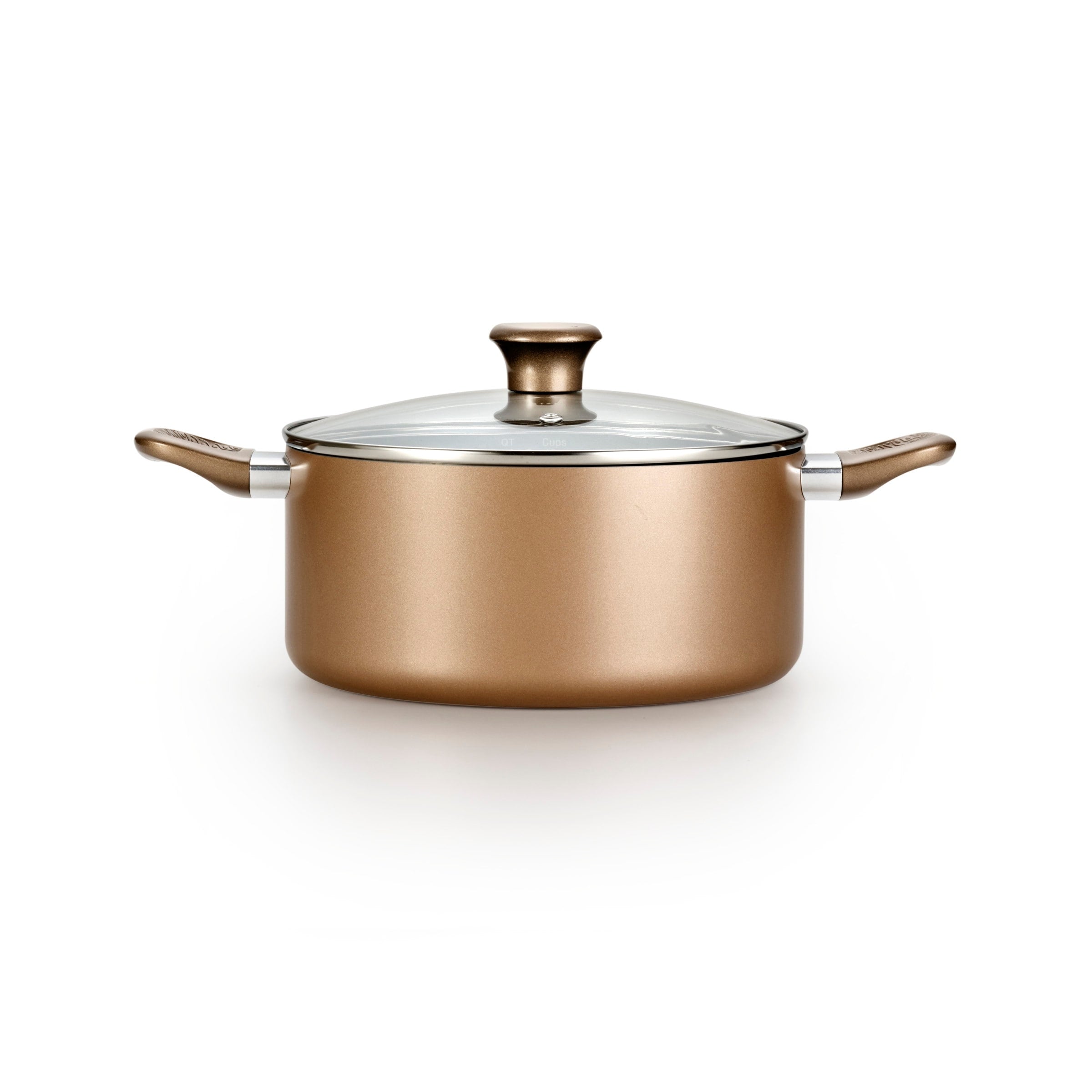 T-fal B036SE64 Excite 14-Piece Non-stick Cookware Set, Bronze