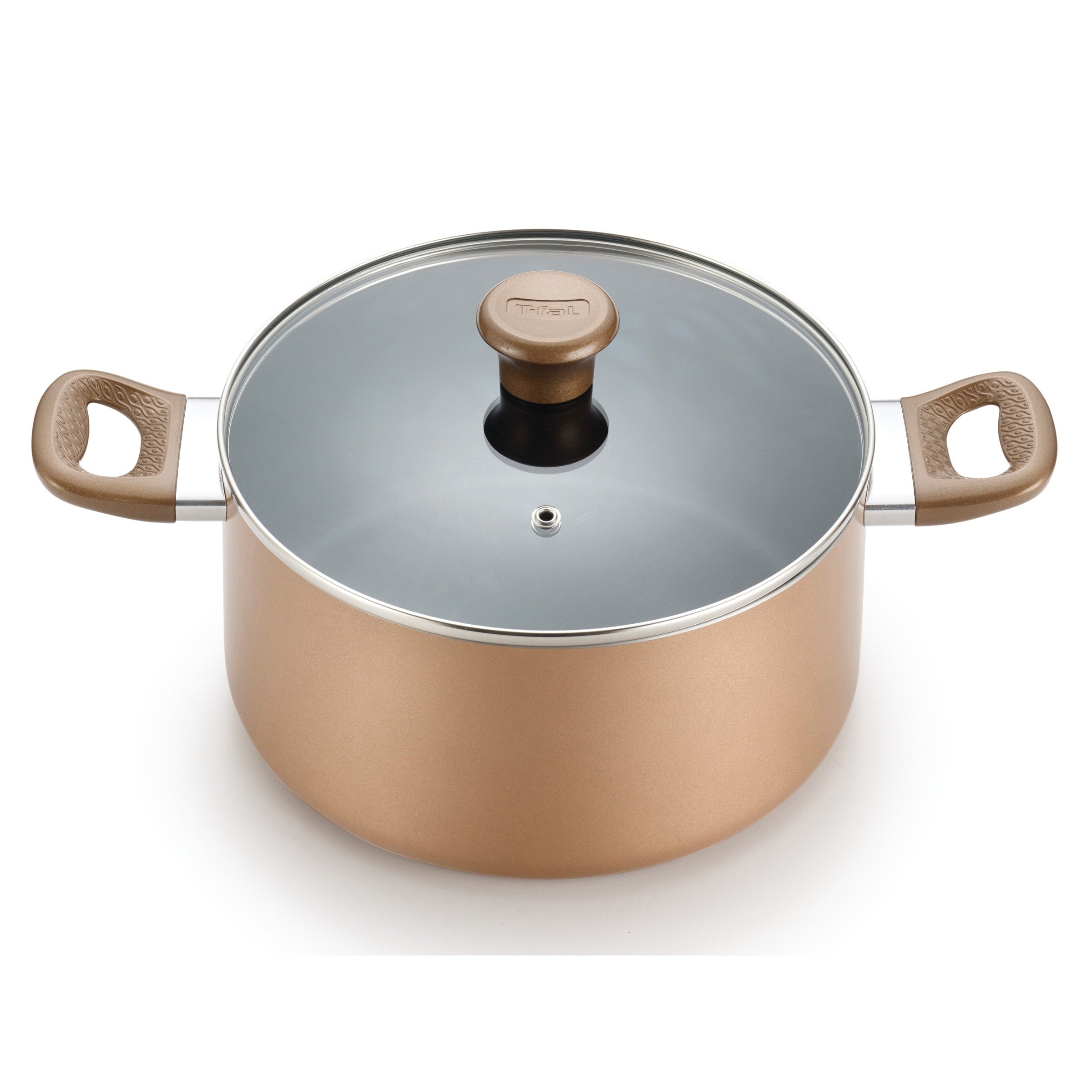T-fal B036SE64 Excite 14-Piece Non-stick Cookware Set, Bronze