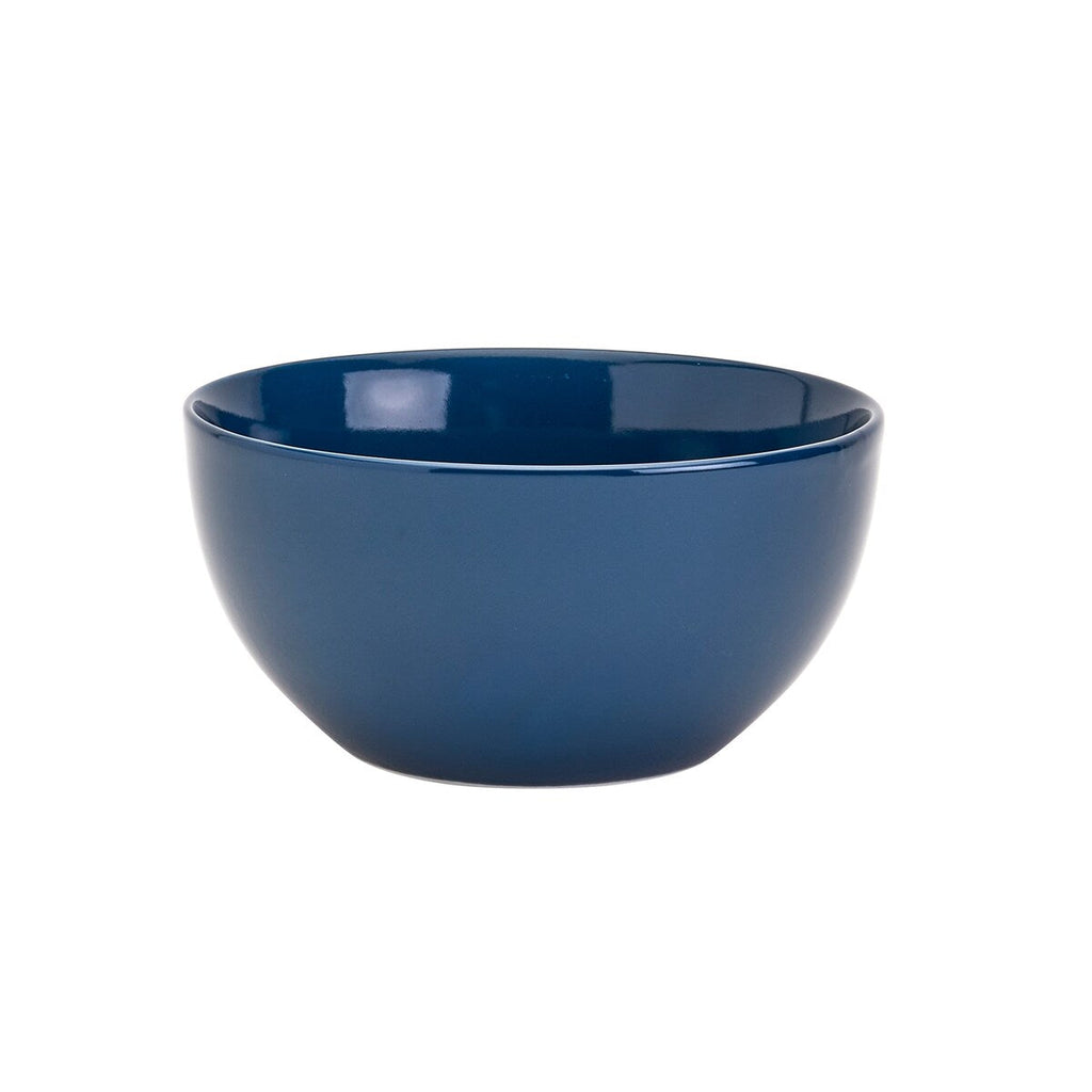 Tabletops Gallery Isabella 12 Piece Blue Porcelain Round Dinnerware Set- Service for 4