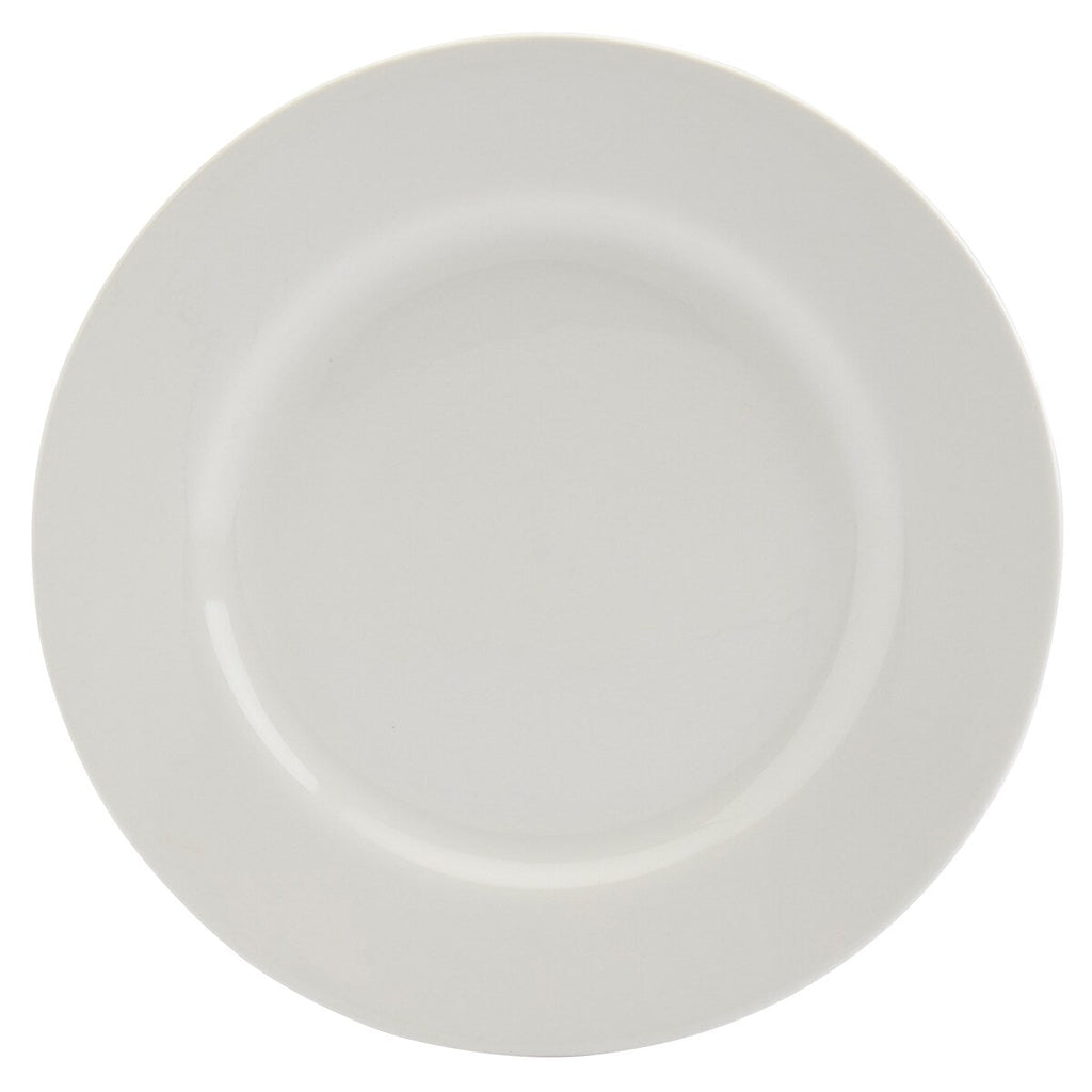 Tabletops Gallery White Porcelain 16-piece Dinnerware Set
