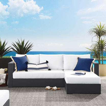 Tahoe Patio Aluminum 2-Piece Right-Facing Chaise Sectional Sofa Set